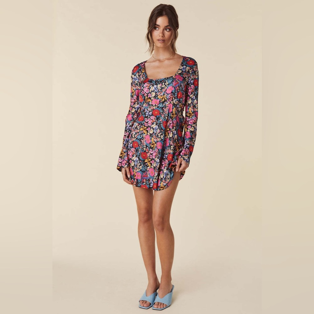 Like New ☀️ Spell Last Drinks Floral Minidress